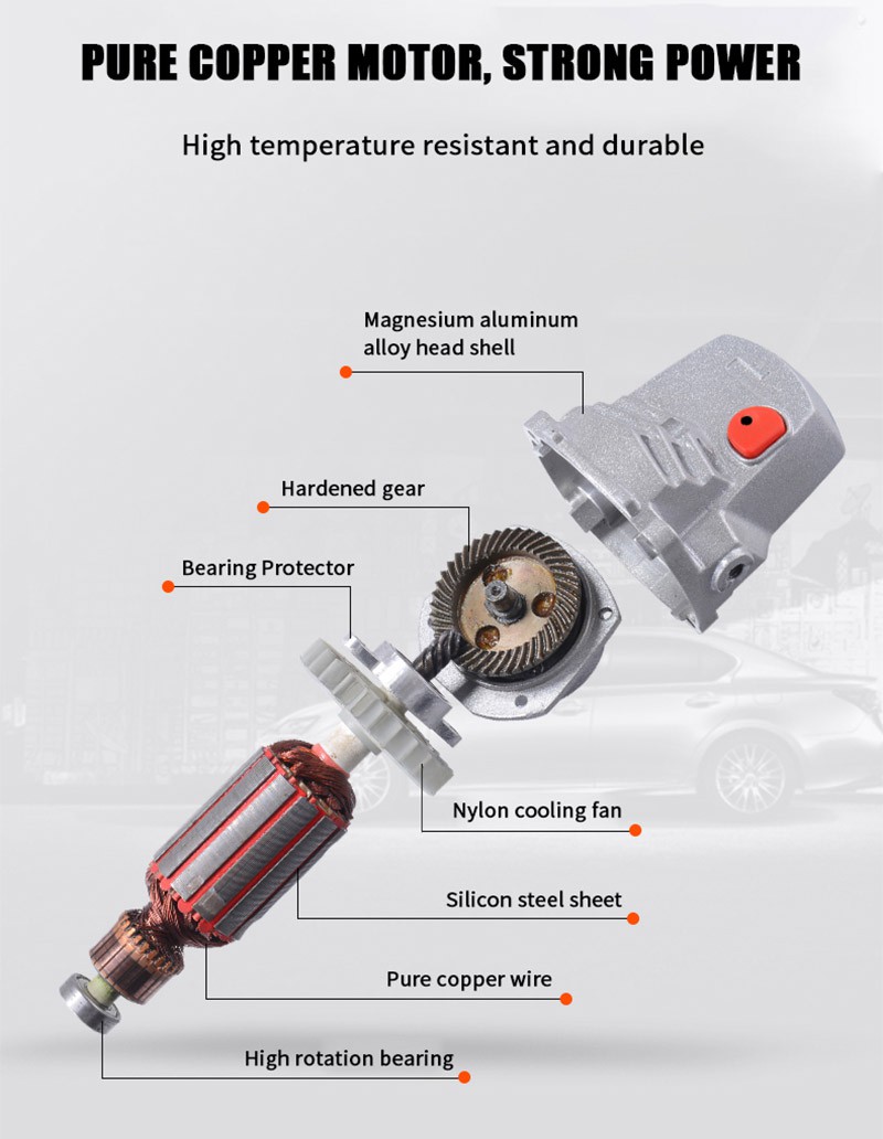 Pure Copper Motor 1200W, strong power